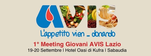 Primo Meeting Giovani AVIS Lazio